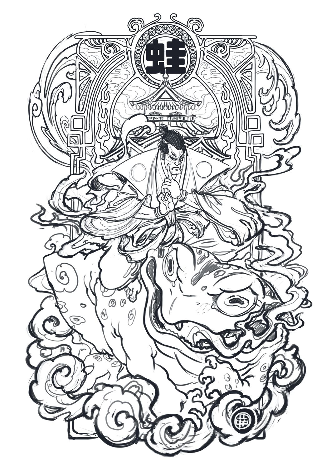 This artist blends 19th century Japanese styles with Western Art Nouveau, and his process could help you get out of a creative rut 配图 20