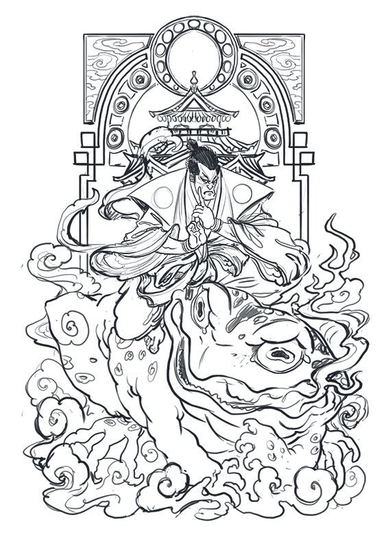 This artist blends 19th century Japanese styles with Western Art Nouveau, and his process could help you get out of a creative rut 配图 18
